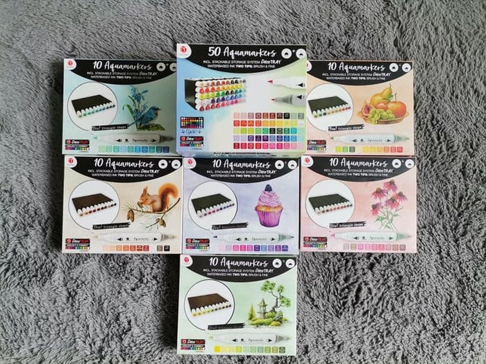 aquamarkers feutres action coloriage mystere