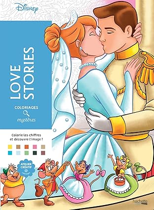 coloriage mystere love stories disney difficile
