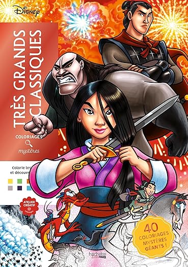 coloriage mystère très grands classiques xxl