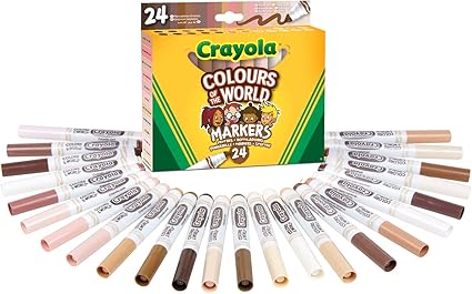 crayola colors of the world feutres